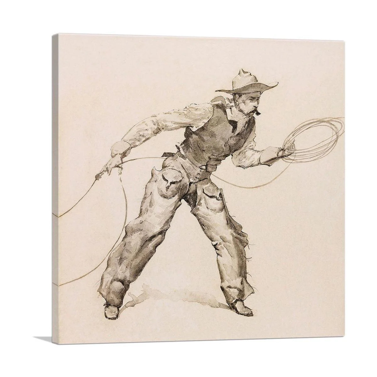 Snapping a Rope on a Horse'S Foot