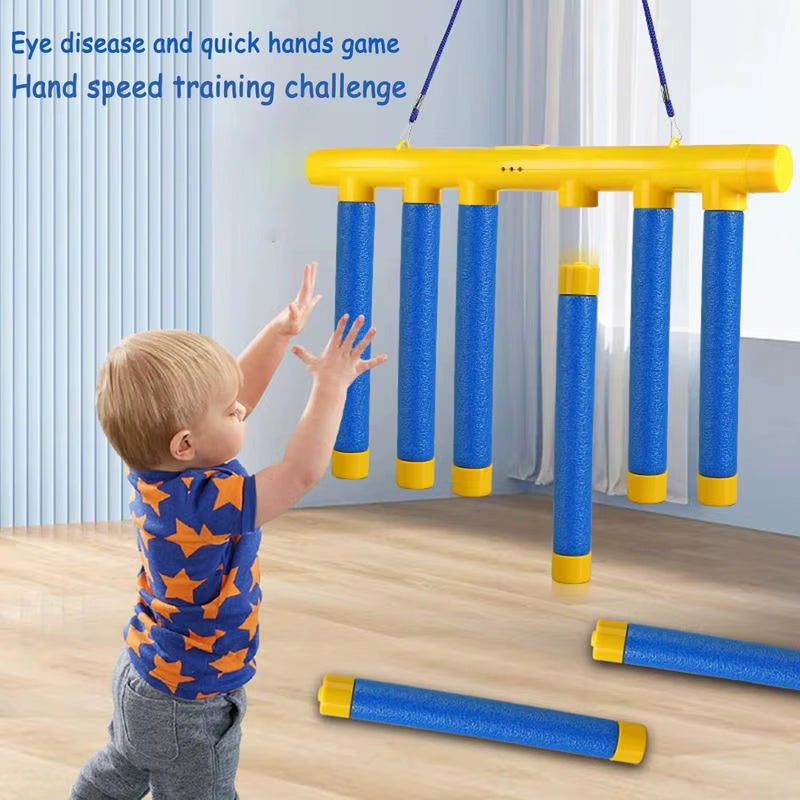 Falling Sticks Reaction Training Game - Educational Parent-Child Interactive Toy for Skill Development