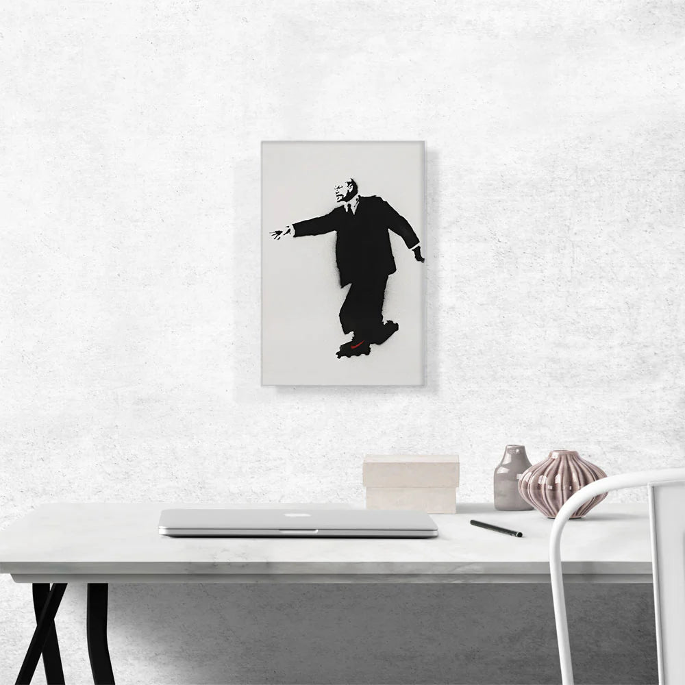 Lenin on Roller Skates
